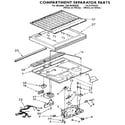 Kenmore 1069630220 compartment separator diagram