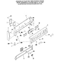 Kenmore 9119372993 backguard section diagram