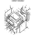Amana RLS363UW,UL-P1142377NW,L cabinet assembly diagram