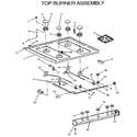 Amana RLS363UW,UL-P1142377NW,L top burner assembly diagram