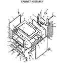 Amana RMS363UW, UL-P1142380NW,L cabinet assembly diagram