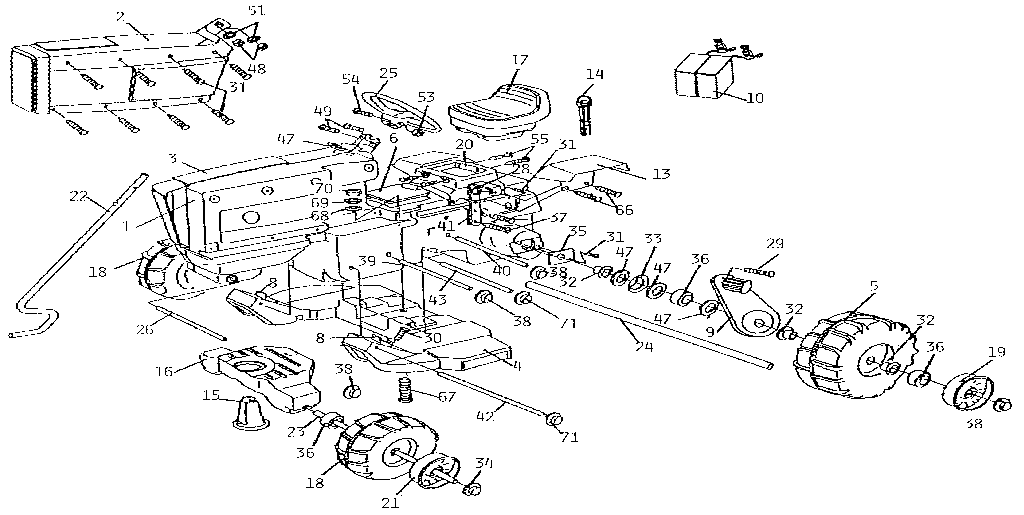 Hedstrom 68-2189 replacement parts diagram
