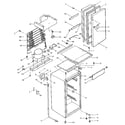 Kenmore 5649933640 cabinet parts diagram