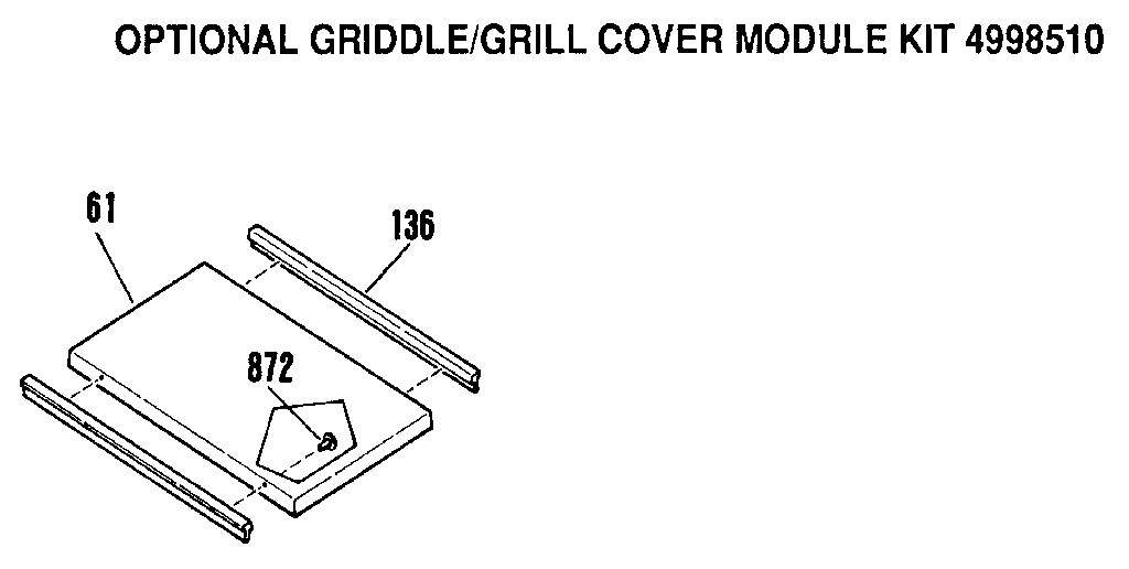 Kenmore 9114698819 optional griddel cover-4998510 diagram