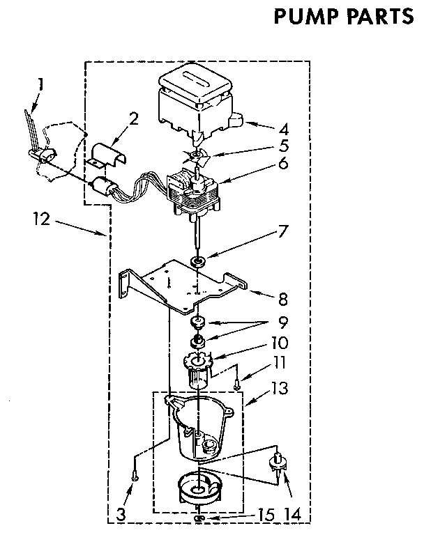 Kenmore 1069384820 pump diagram