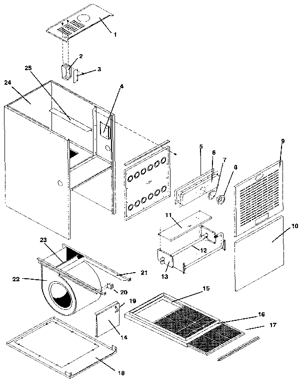 ICP NUG5075BHB1 non-functional replacement diagram