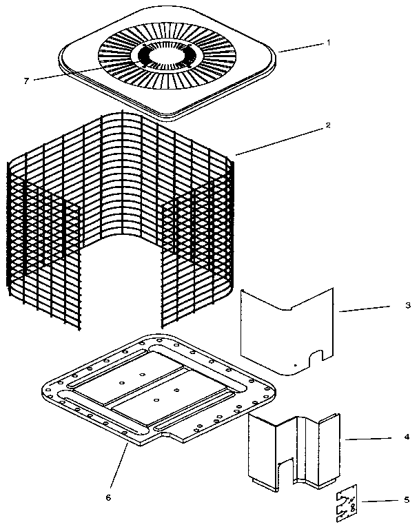 ICP CH9560VKA1 non-functional replacement parts diagram