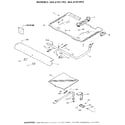 Kenmore 3636101893 burner section diagram