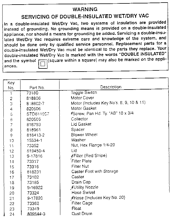 Craftsman 11317700 unit parts diagram