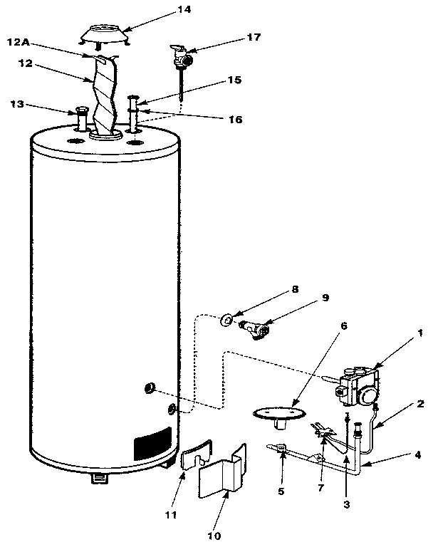 Kenmore 220331400 replacement parts diagram
