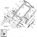 Craftsman 536884351 handle assembly repair parts diagram