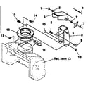 Craftsman 536884351 discharge chute repair parts diagram