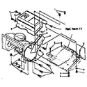 Craftsman 536884351 belt cover repair parts diagram