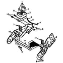 Craftsman 536884351 frame components repair parts diagram