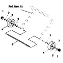 Craftsman 536884351 wheel repair parts diagram