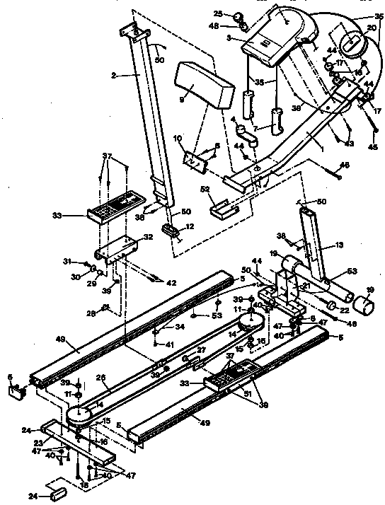 Proform PF602030 unit parts diagram