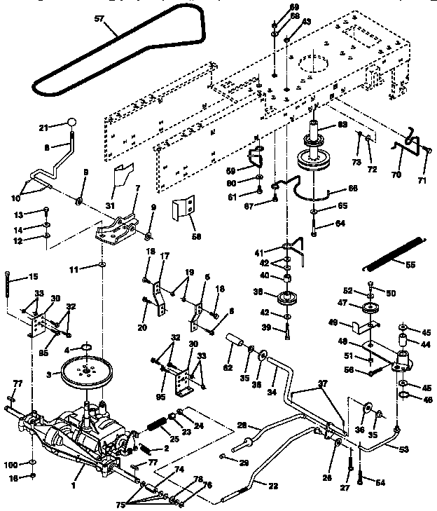 Craftsman 917257620 drive diagram