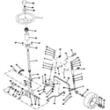 Craftsman 917257620 steering assembly diagram
