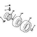 Craftsman 917257620 wheels and tires diagram