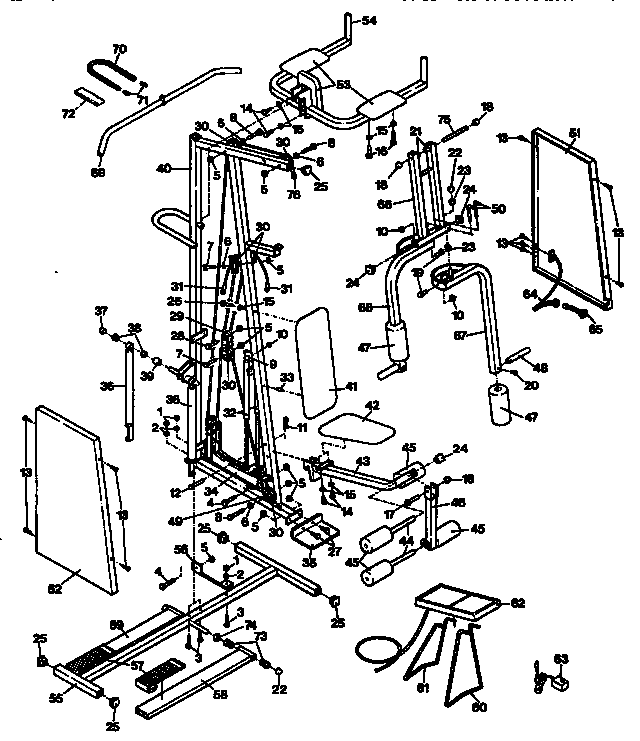 Lifestyler 831159320 unit parts diagram