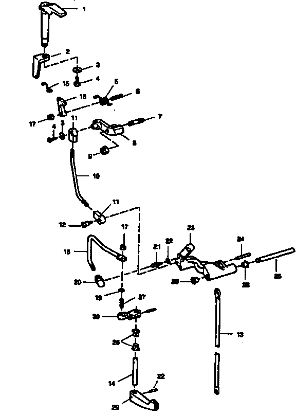 Craftsman 225581495 shift linkage diagram