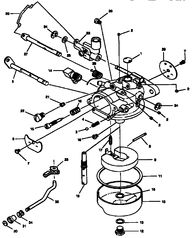 Craftsman 225581495 carburetor diagram