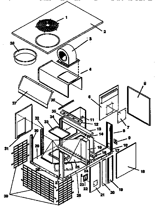 ICP NPHAD60N1K1 non-functional parts - phad42 - 60 diagram
