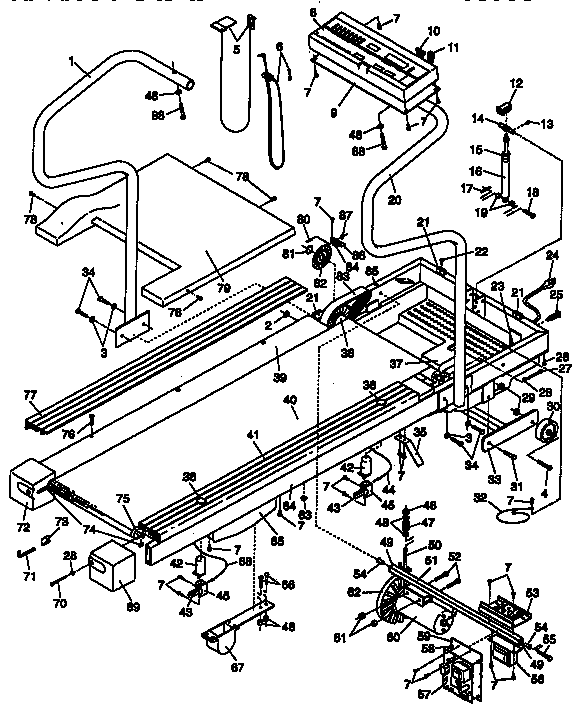 Proform PF940030 unit parts diagram