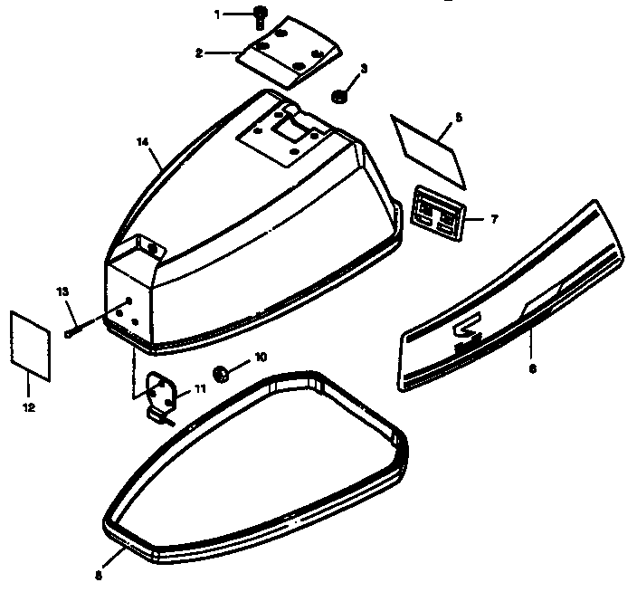 Craftsman 225587504 engine cover diagram