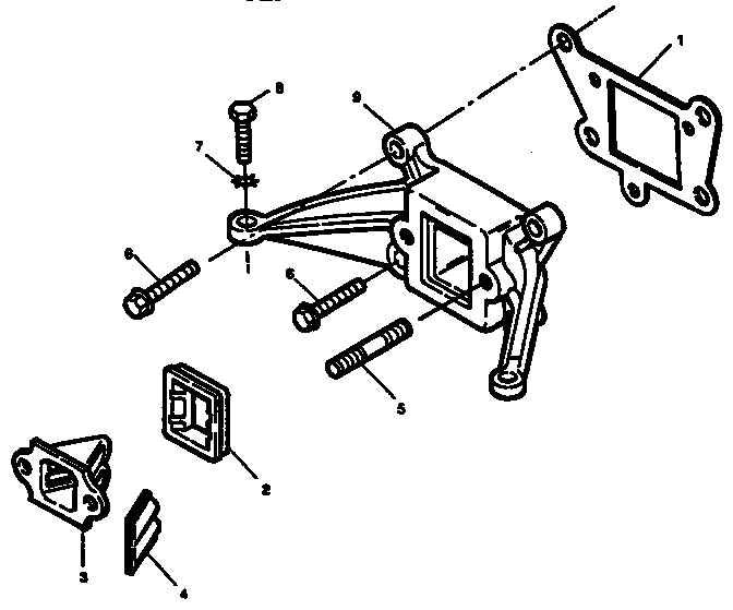 Craftsman 225587504 intake system diagram