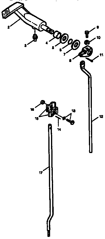 Craftsman 225587504 shift linkage diagram