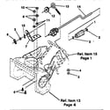 Craftsman 536884252 chute control rod repair parts diagram