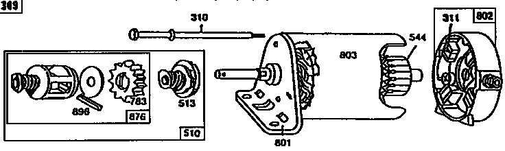 Craftsman 917257620 starter assembly diagram