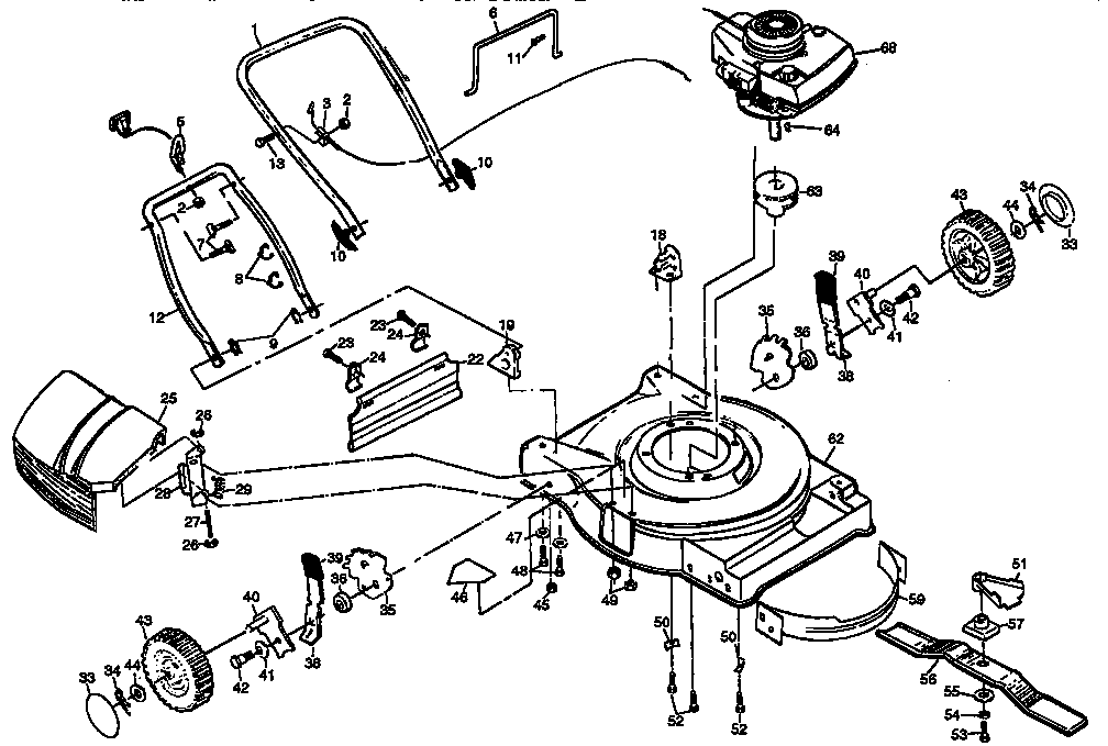 Craftsman 917378272 main frame diagram