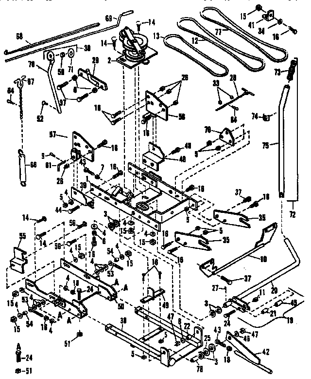 Craftsman 842240560 repair parts diagram