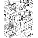 Kenmore 1163349590 nozzle and motor parts diagram