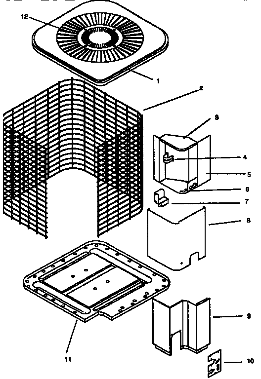 ICP CH7530QKA2 non-functional parts diagram