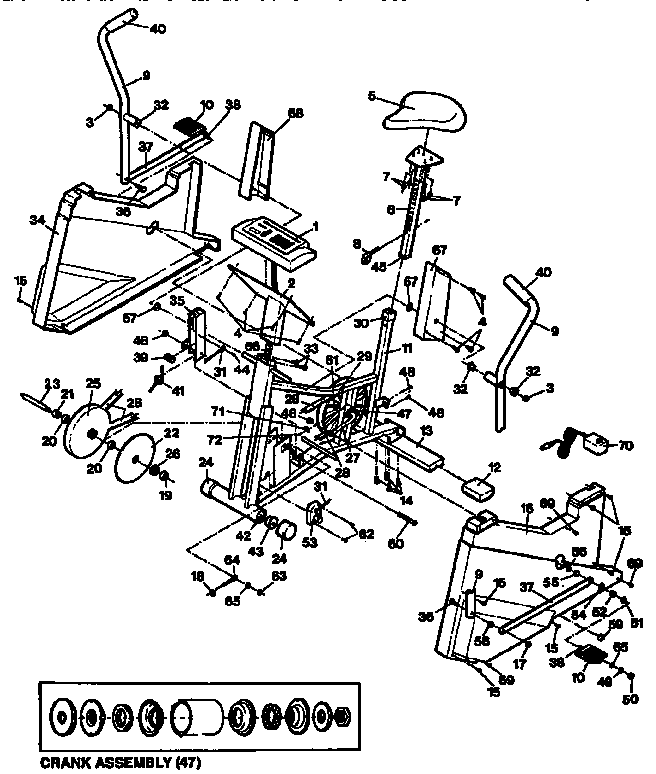 Proform 831287570 unit parts diagram
