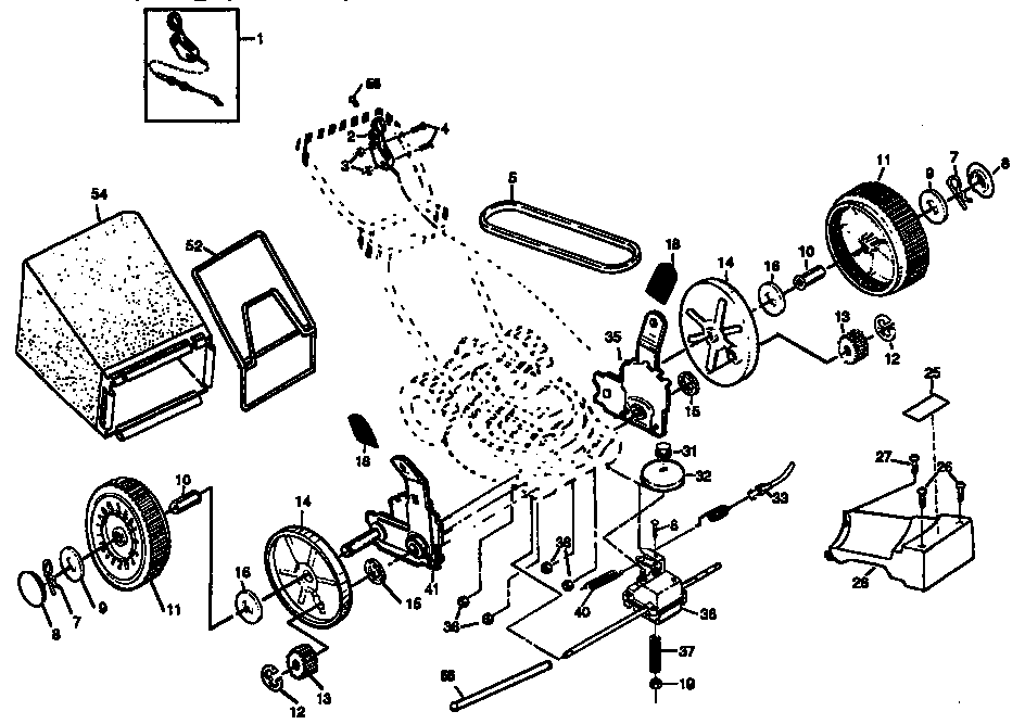 Craftsman 917373681 drive assembly diagram