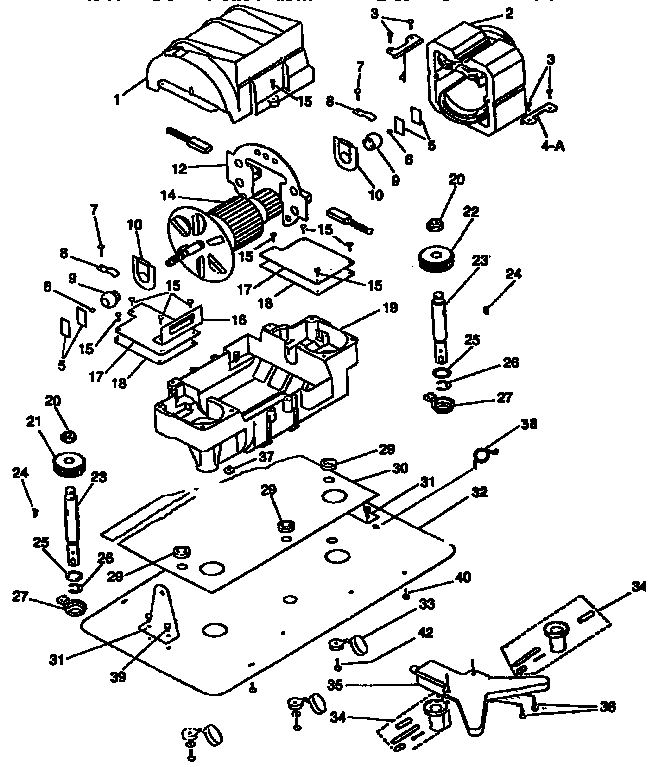 Kenmore 6808897380 internal machine parts diagram