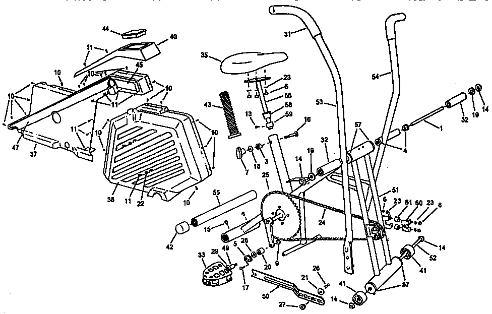 Lifestyler 28767 frame assembly diagram