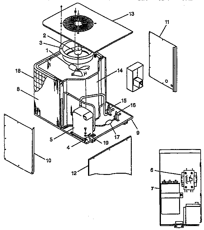 GMC CL60-3EB unit parts diagram
