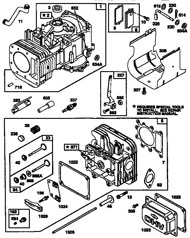 Craftsman 917257590 repair parts diagram