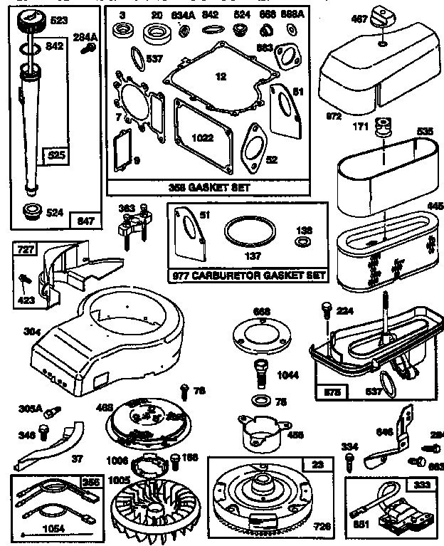 Craftsman 917257590 repair parts diagram