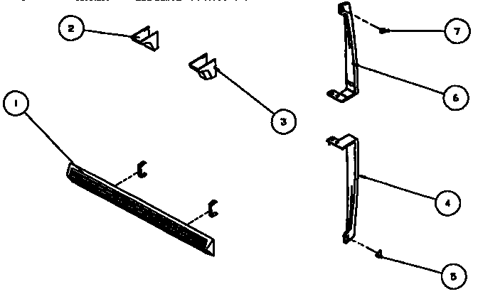 Amana TX22R-P1157704W accessory kit parts diagram