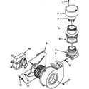 KitchenAid KUDD23HY2 blower parts diagram