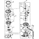 KitchenAid KUDD23HY2 pump and motor parts diagram