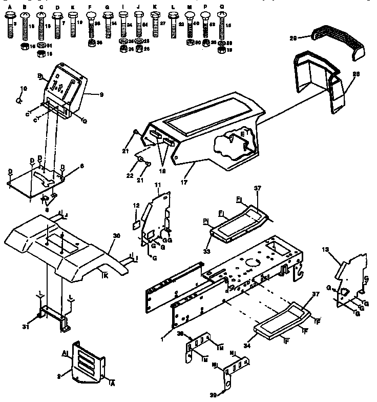 Craftsman 917257640 chassis and enclosures diagram