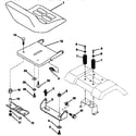 Craftsman 917257640 seat assembly diagram