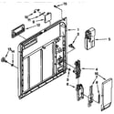 Kenmore 6651671592 inner door parts diagram